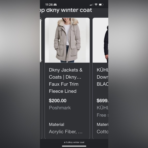 DKNY FUR Suede Coat 🧥🫶🏻 - Picture 11 of 11